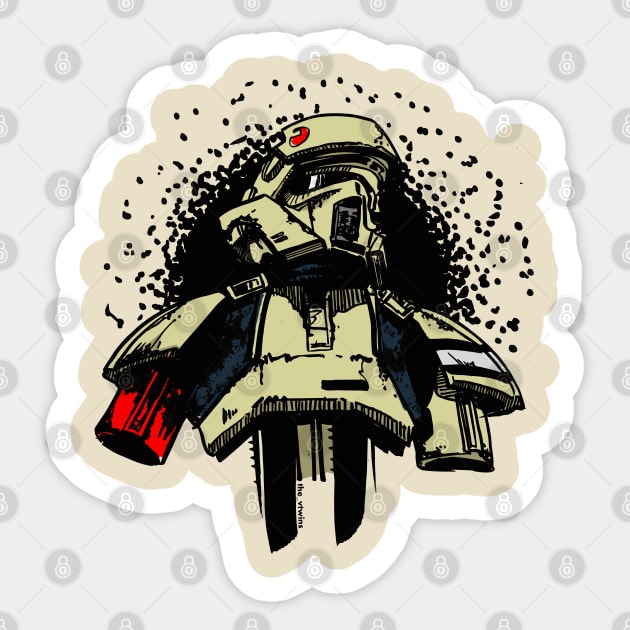 Beach trooper Sticker by the_vtwins